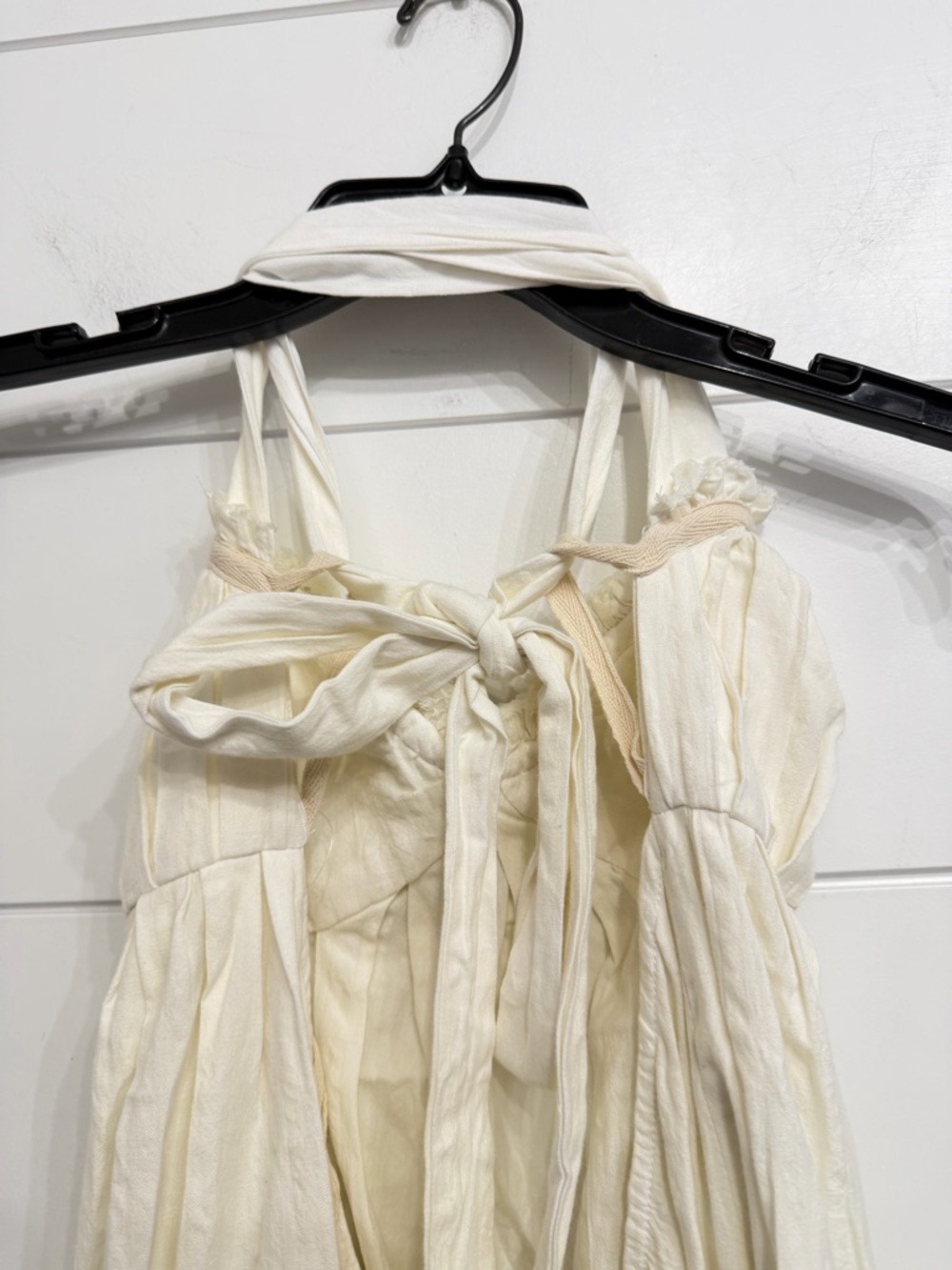 Free-est by Free People Ivory Poppy Cotton Midi Dress Size Medium 36581 - Picture 8 of 16